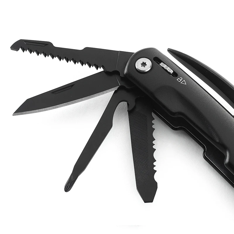 MF-73AH Multi Purpose Exploring Camping Hiking Portable Folding 12-In-1 Multifunctional Hammer