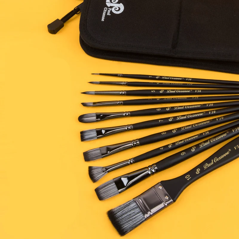 Пейпал 10 шт. гуашь кисть дети студент акварель профессиональные кисти акриловые краски кисти для рисования