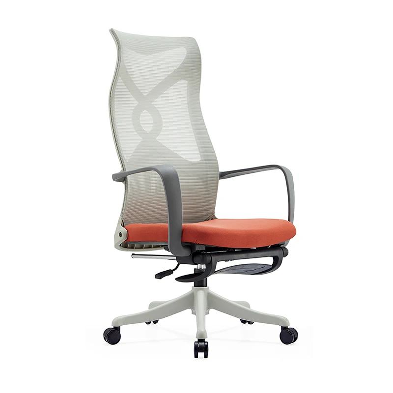 High-Back Ergonomic Swivel Lift Office Chair Modern Mesh Metal Design Staff Chair Hospital Conferences Computer Lunch Plastic