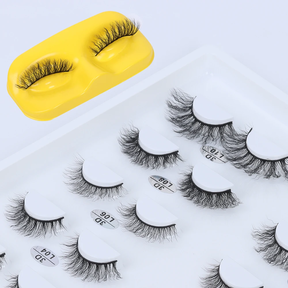 Wholesale Natural Style Baby Wave Eyelashes in Curly Skirt 3D Faux Mink Noodle Style Wool Roll Lash