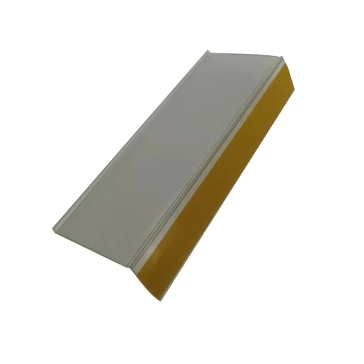 Под заказ, 46 мм, пластиковые Скошенные наклейки из ПВХ, полоски для этикеток