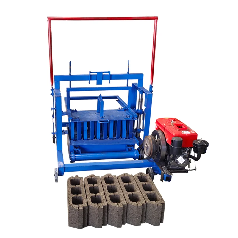 semi-automatic manual brick making-machine press best sales super quality hollow concrete block brick moulds making machine