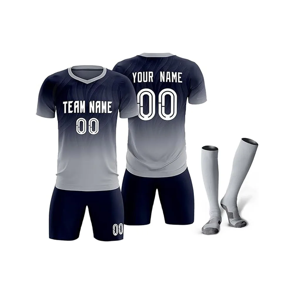 Customization Men Sublimation Team Training Sample Design College Football Wear Custom Training Sport Soccer Uniform