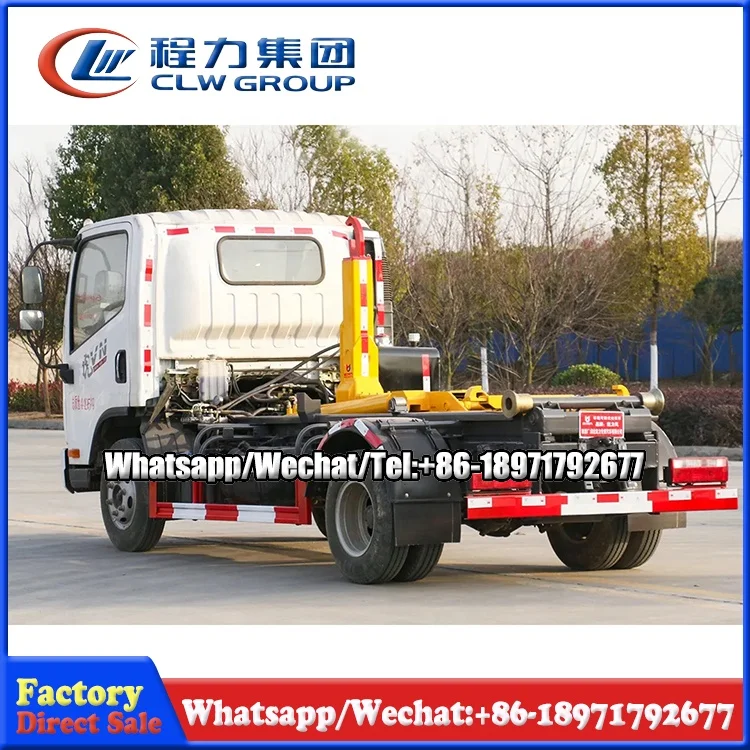 Factory price Faw 4x2 Roll On Roll Off Hook Lift Truck Lift Kit For Dump Truck And Garbage Truck