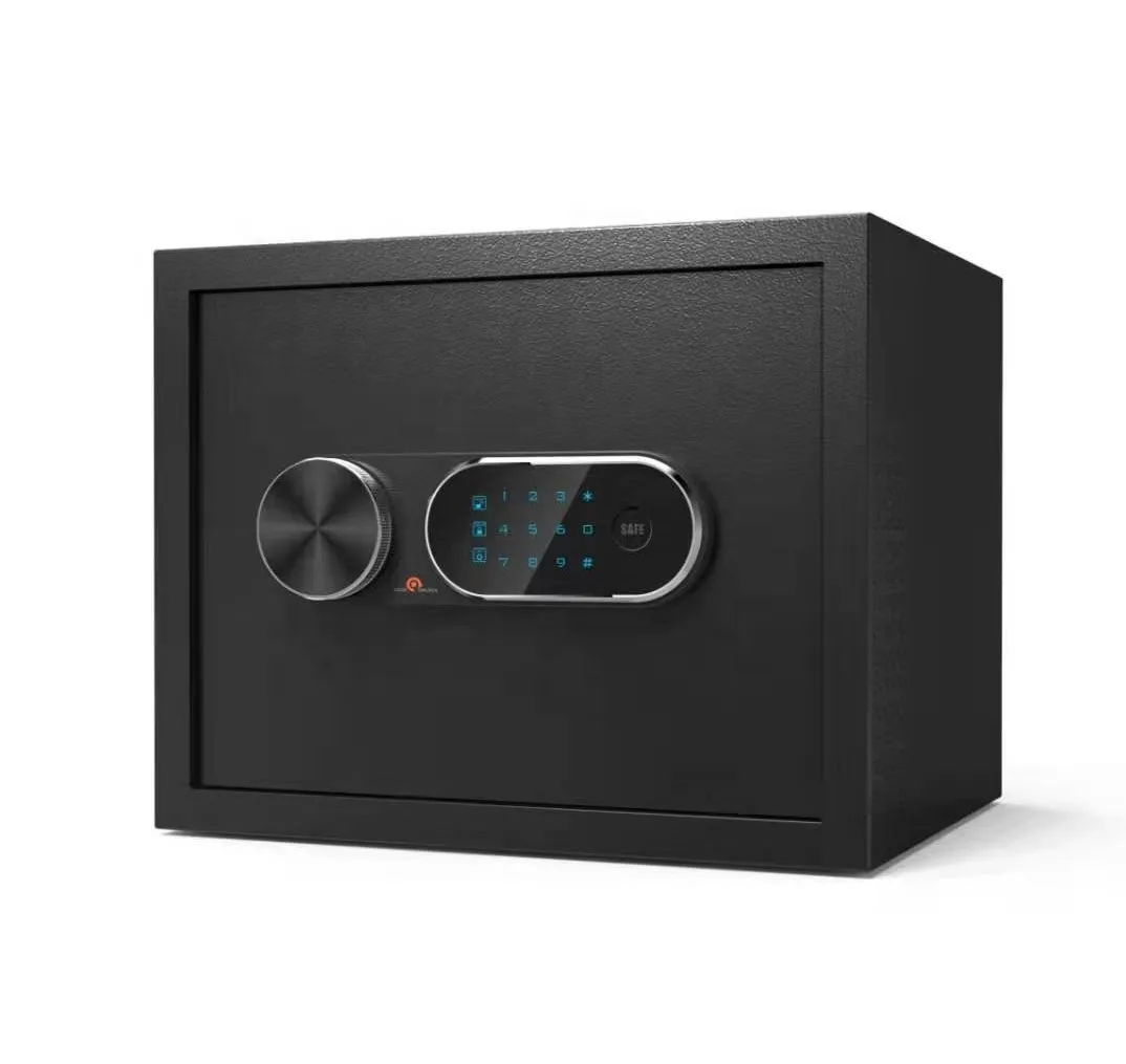 Hot Selling   Smart Furniture Waterproof Fireproof Steel Lock Vault fingerprint  Safe Box