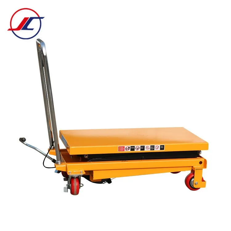 500KG Hand Hydraulic Lift Trolley Heavy Duty Scissor Lift up