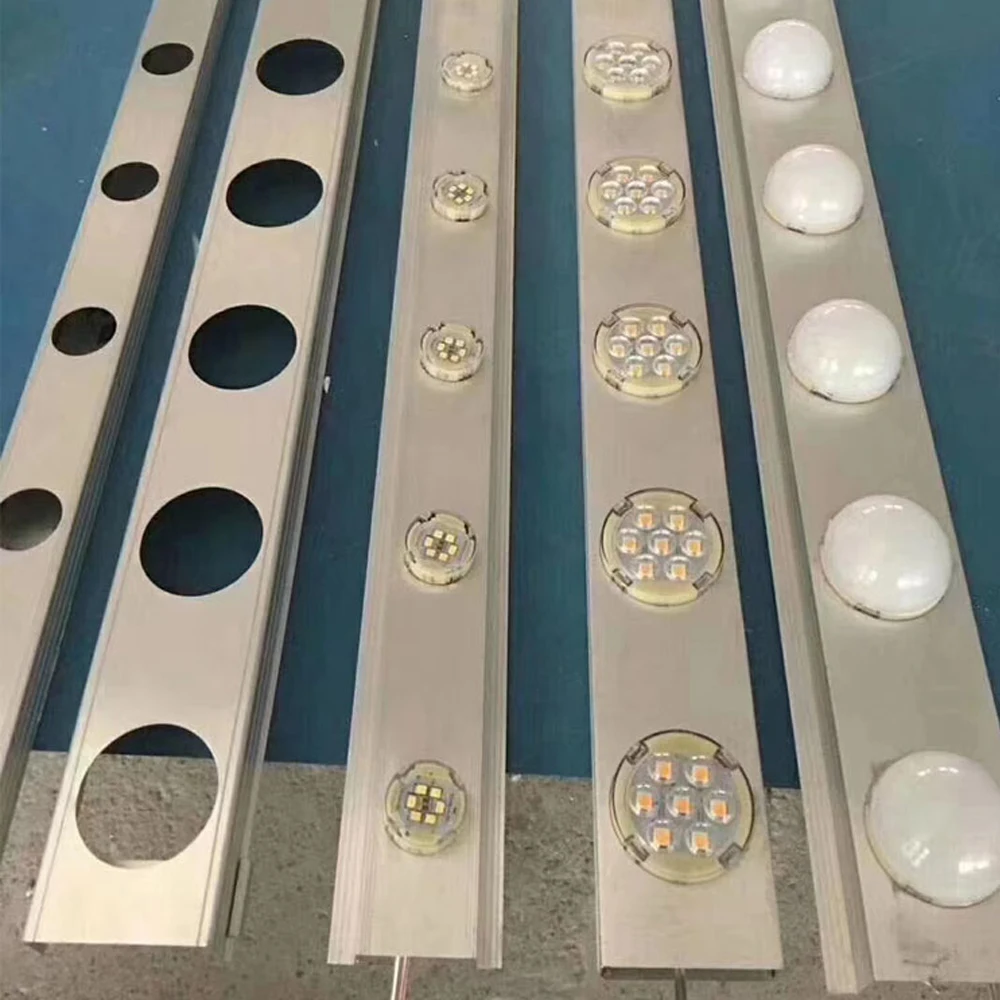 Led pixel Module DC 12V 24V 1W/1.4W/2W RGB WS2811 DMX-12mm 30mm 40mm 50mm IP68 Full Color Decor Led Pixel Module Point String
