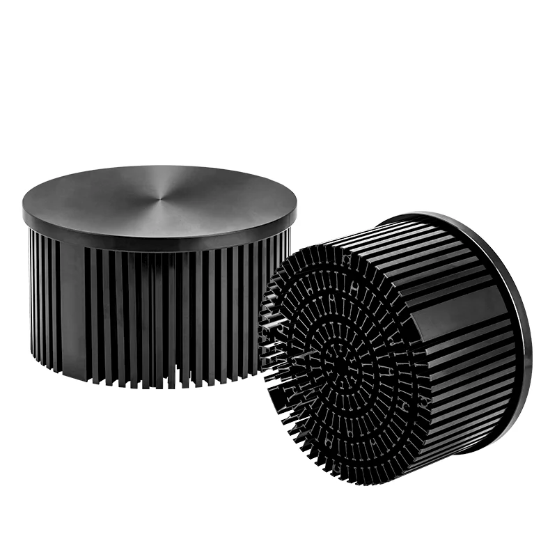 Shenzhen LIKE Diameter 180mm Height 100mm Aluminum Led Light Radiator Heatsink Heat Sink For Pcb 120W