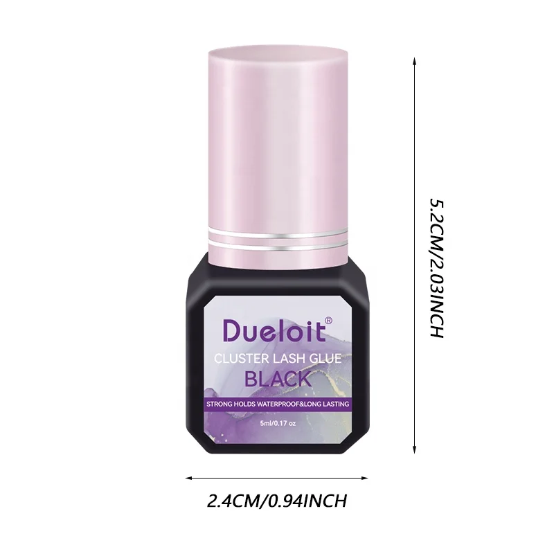 diy lash glue waterproof non toxic cluster lash glue long wearing affordable 5ml DIY lash extension glue