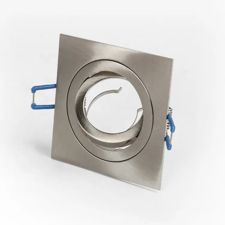 
Recessed led office light square mr16 gu10 cob smd cut size 80mm led ceilling downlight housing fixture 