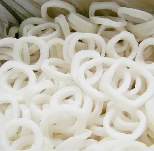 IQF Boiled Skin Off Indian Squid Ring Frozen
