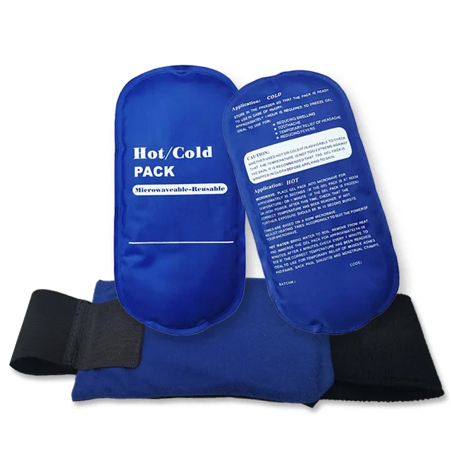 Hot cold  Pack with Adjustable Wrap, Warm and Cold Packfor Head, Knee, Back Pain, Cold  Hot Therapy for Swelling, Bruises,