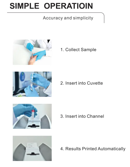 Medical diagnostic equipment Testing Top Touch screen hormones measurement Immunofluorescence Quantitative Analyzer (POCT)