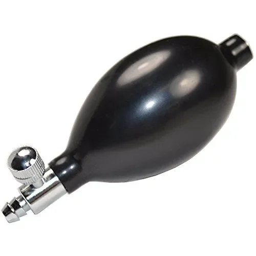 Medical Accessories Reusable Metal Valves NIBP Cuff Latex Ball Air Bulb Pump for Blood Pressure Cuff/ Sphygmomanometer