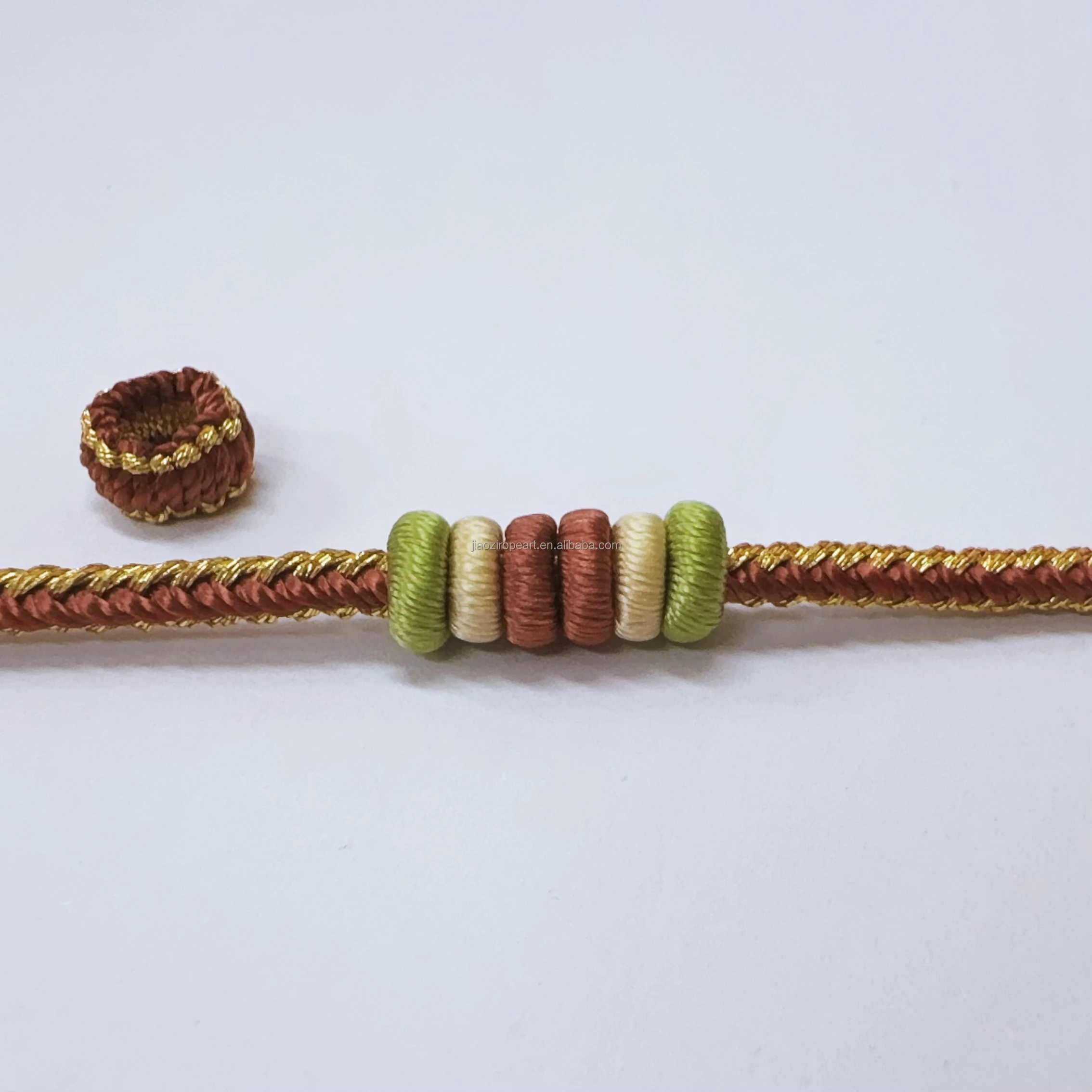 Custom Hand-Woven Fashion Jewelry Bracelets with Chinese Elements 3mm/2.5mm/2mm Adjustable Rope Gold Accessories Trendy Style