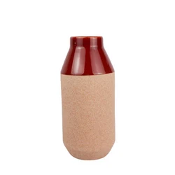 Nordic High Quality Sand Bright Glaze Modern Home Flower Vase Design Decor Ceramic
