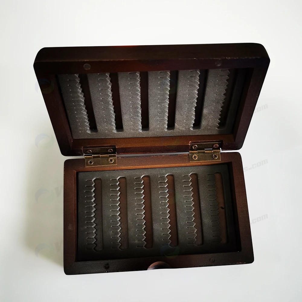 new arrival high quality fly fishing tackle box , Double Side wood fishing tackle box