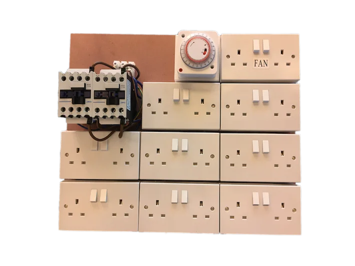 UK 16way grow timer MDF доска для крытого гидропоники
