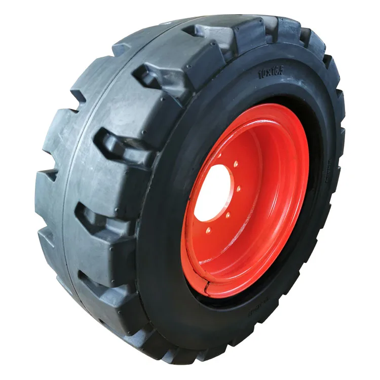 solid tire with rim 30x10-16/6.00 ( 10x16.5 ) for skid steer loader