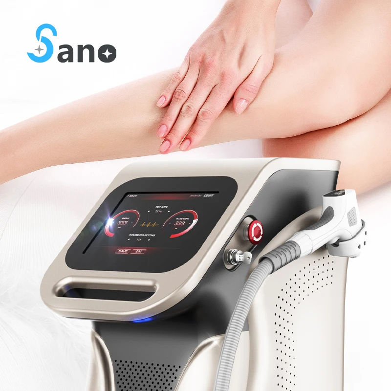 Sano laser 2000w 808nm diode laser mode vertical hair removal machine New Designs 808nm Diode Painless