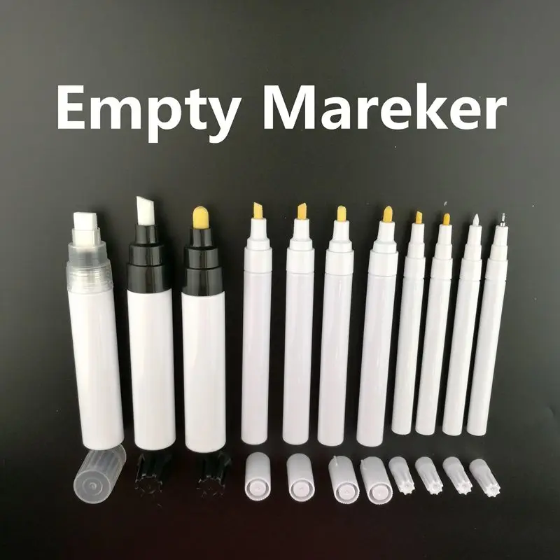 Custom Private Logo Valve control 15mm aluminum tube empty paint marker  barrel