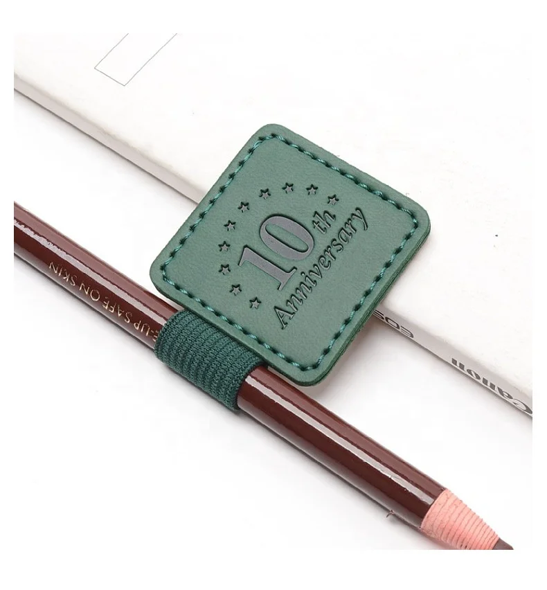 CAGIE Wholesale New Design Self-Adhesive Notebook Elastic Pencil Pen Holders for Students Office