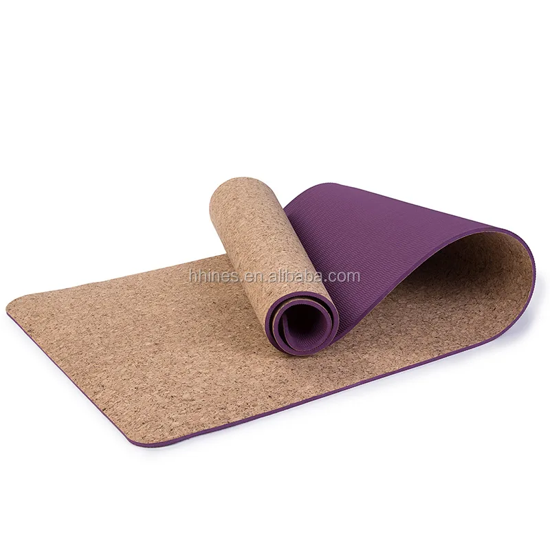 Yoga mat eco friendly best selling cork yoga mat