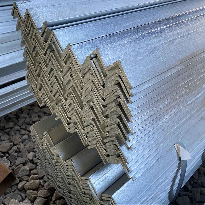 ASTM A36 A53 Q235 Q345 unqual Equal 2 Inch Galvanized Iron L Shape Mild carbon Steel Angle Bar