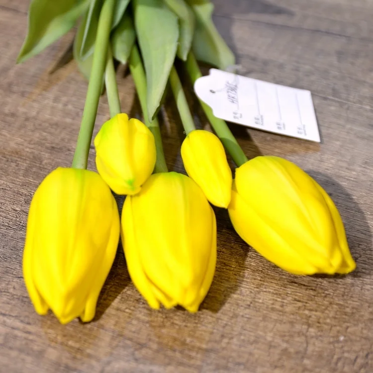 high quality artificial flower classic  tulip bunch for wedding decoration, event decoration and home decoration
