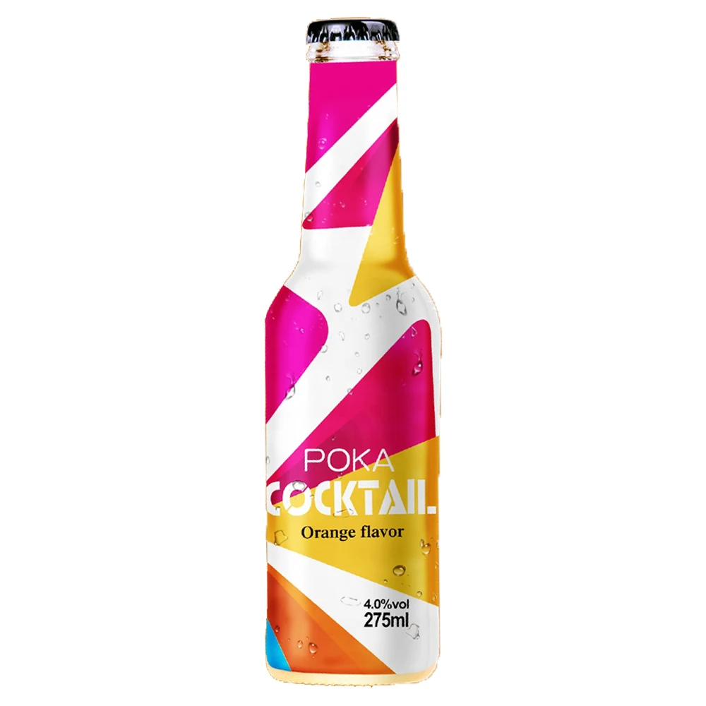 Factory supply Alcohol Taste 275 ml customized cocktail fruit flavor series juice cocktail Drink