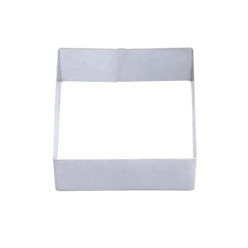 Square Shape Mirror surface Cake Tools Mold Food Grade Bakeware Stainless Steel Cake Mold