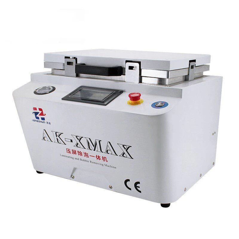 Lcd Vacuum Laminating Machine 5 In 1 AK XMax With 15.6 Inch Plate Edge Machine For Ipad 12.9 And Big Table