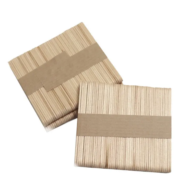 Birch Wood Popsicle Stick Ice Cream Sticks Disposable Stick Ice Lolly Popsicle