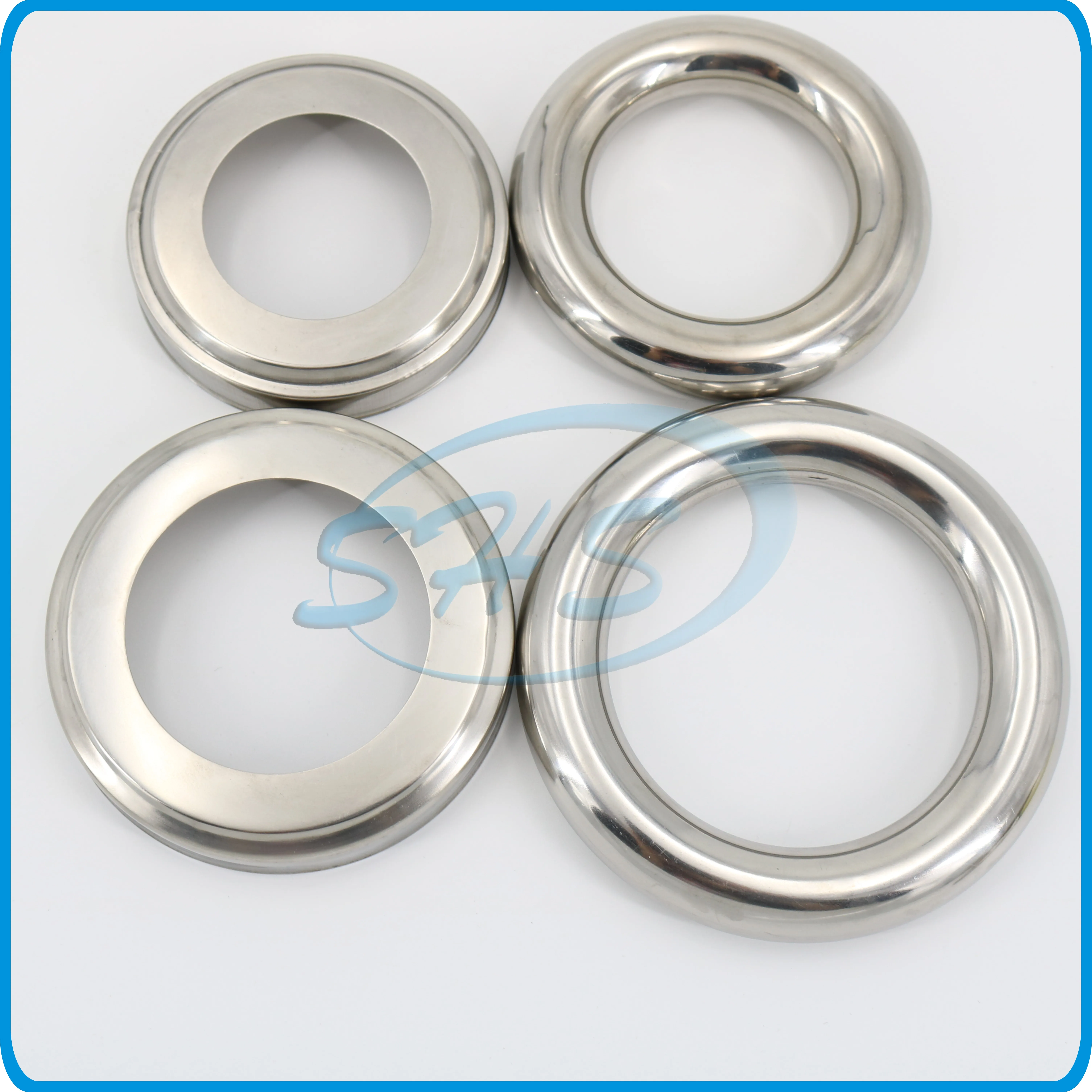 Factory price AISI 201 304 316L stainless steel tube fitting with polishing finishing for stair railing decoration