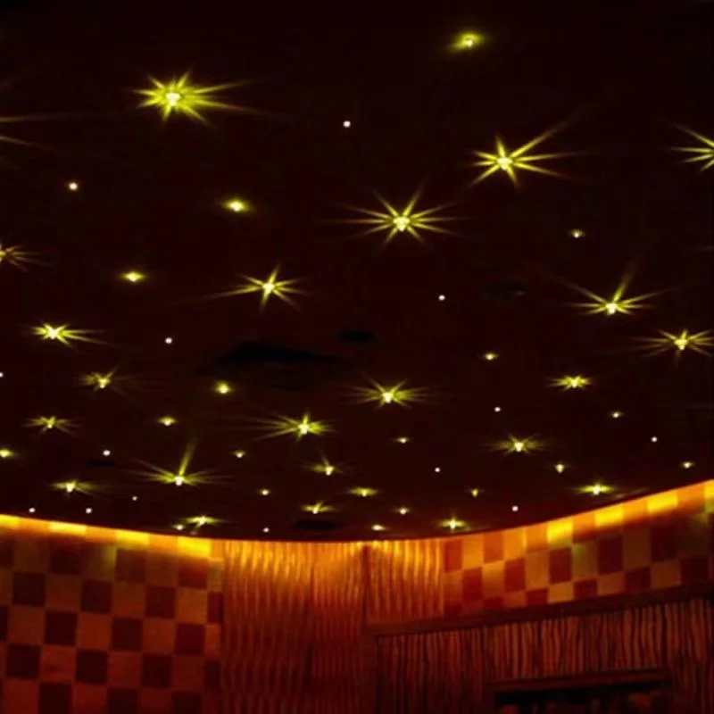 DIY LED crystal fiber optic ceiling light