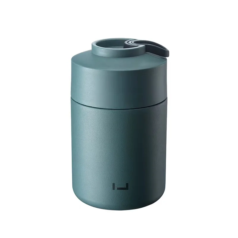 Factory Wholesale  Folded Spoon stainless steel vacuum insulated thermos 5 compartment food trays container with lock