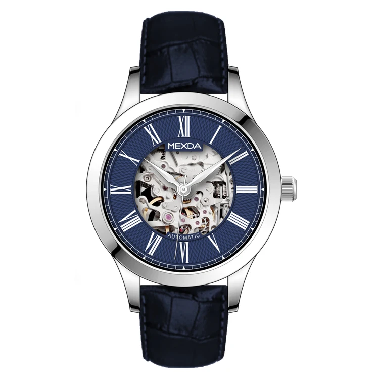 mexda brand Direct factory Mechanical watches diver automatic SKELETON wrist watch
