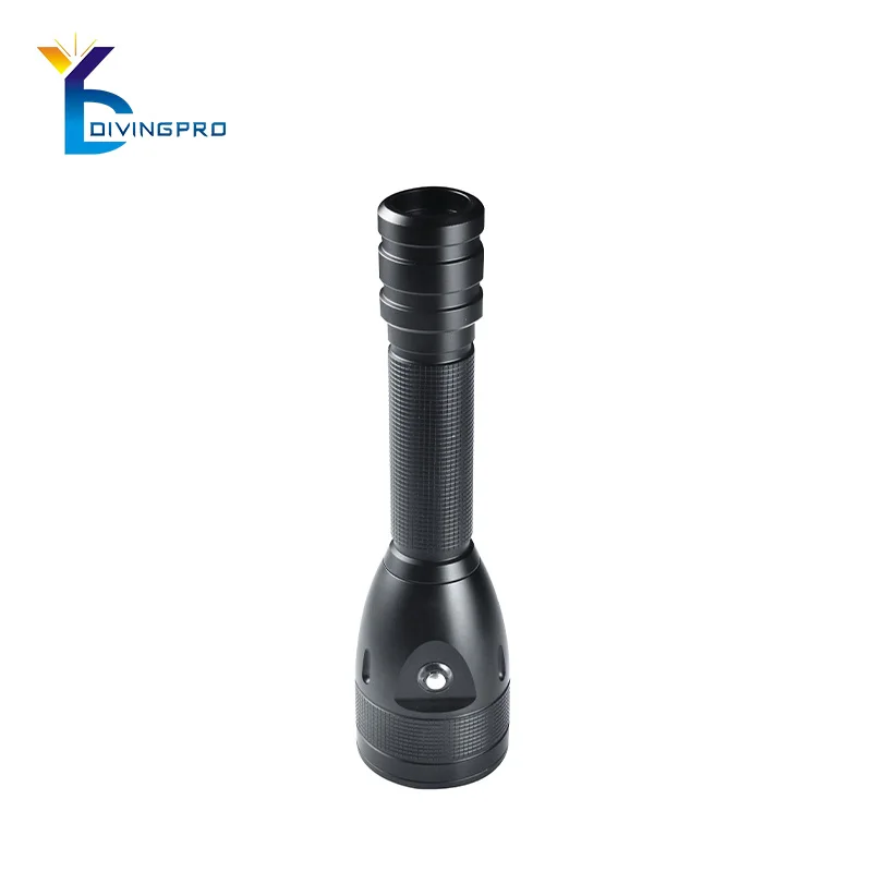 4500 Lumen LED diving powerful flashlight 26650 rechargeable diving light led button switch