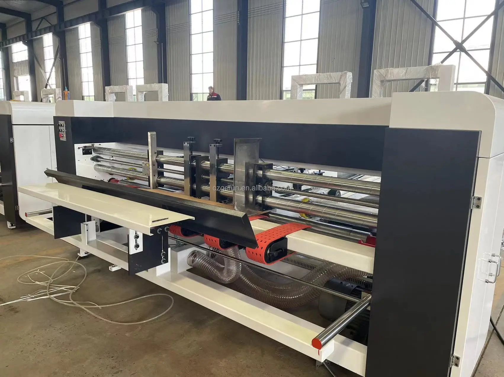 Best Sellers Efficient Automatic Carton Box Folder Gluer Machine Used In Production Line