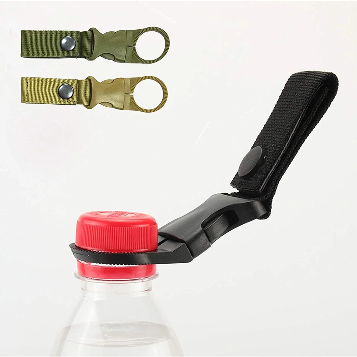 Hot Sale Military Nylon Clips Outdoor EDC Tactical Keychain Molle Webbing Backpack Clip Carabiner Buckle Hook