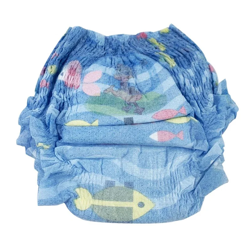 Newly Design Waterproof Swim Diaper pant  Baby Swim  Cartoon disposable baby cloth diaper pant