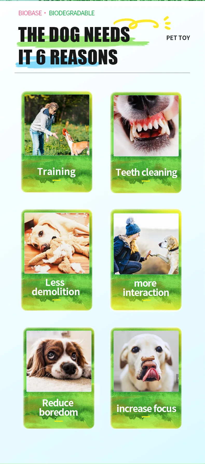 Hot wholesale in stock colorful rubber artificial large small bone  interactive chewing pet toy dog Toys