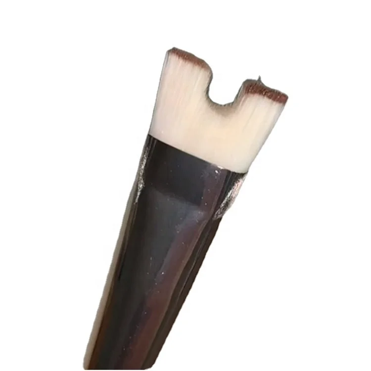 Beauty Contour Cosmetic Makeup Brush Bridge of Nose U Shaped Nose Precision Double Side Nose Shadow Brush