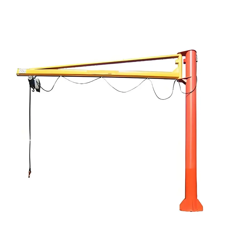 Chinese Supplier Column 360 Degree Rotate Jib Crane 1 ton 2 3 5 customizable portable jib cranes