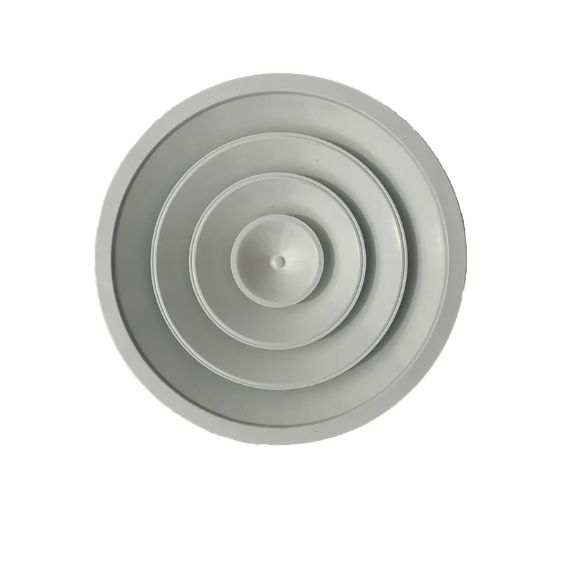 White Circular Diffuser Plastic Grille Diffuser Ventilation Duct Valves Cover Silent Multi Purpose Exhaust Fan