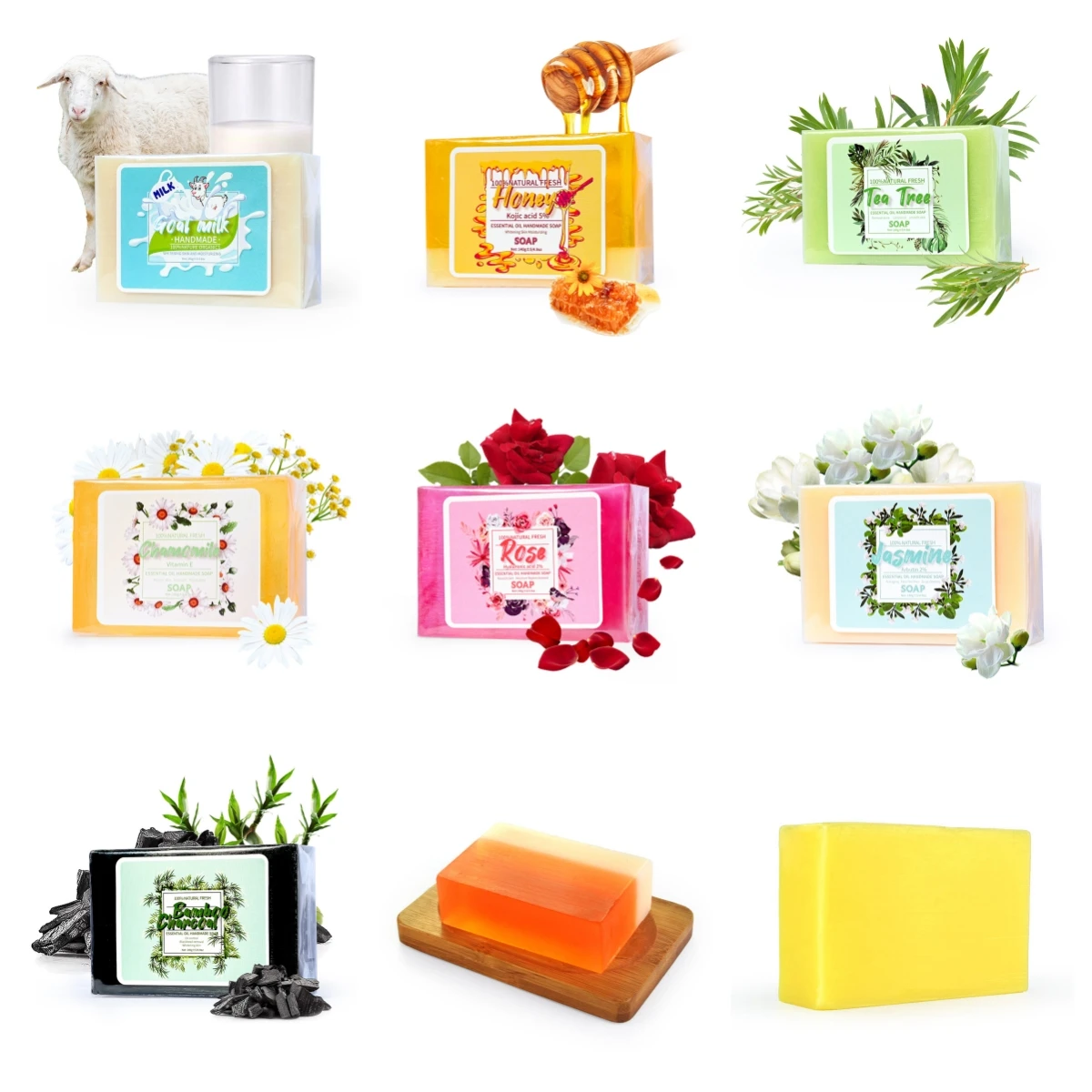 2023 Hot Sale OEM ODM gluta whitening soap glutathion 24k gluthathione soap  whitening soap for the skin