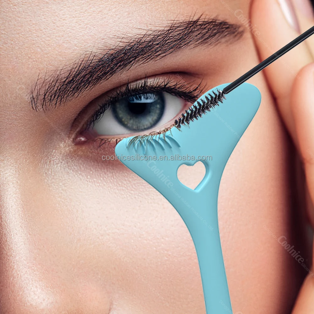 Eyelashes and Eyeliners Silicone Waterproof Stamps with Ink Sweatproof Quick Eye Makeup Tool 2-In-1 Lash Stamp and Liner