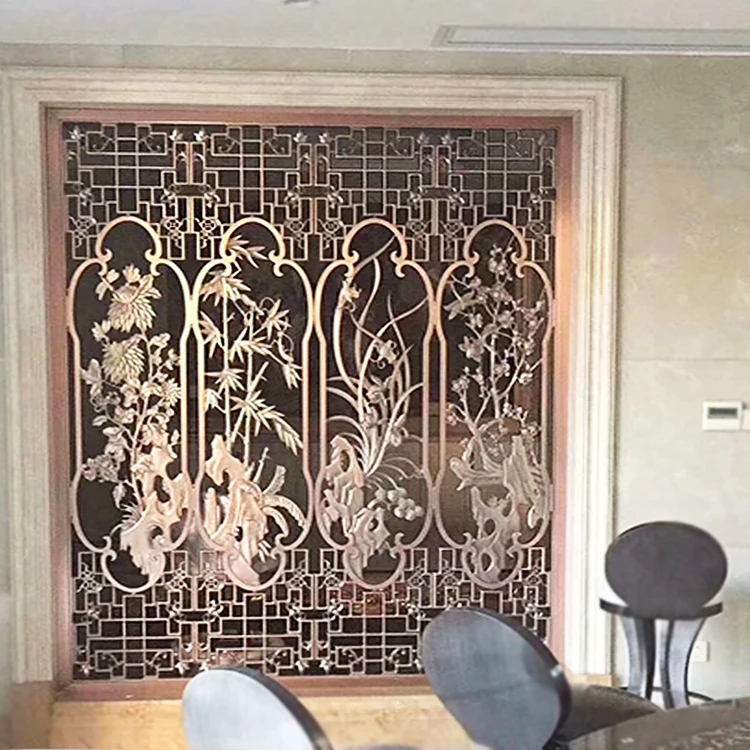 
Metal custom divider aluminum partition outdoor screen 