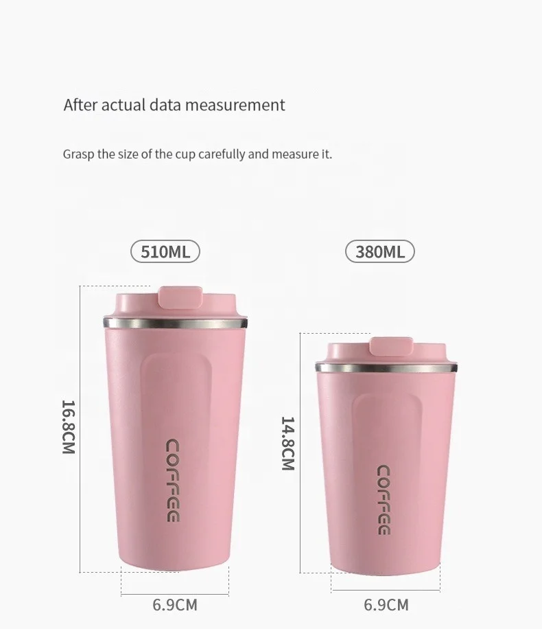 Best Seller Intelligent,Thermo Keep Drink Hot Cold Electric Temperature Control Car Transparent Steel Vacuum Coffee Mug/