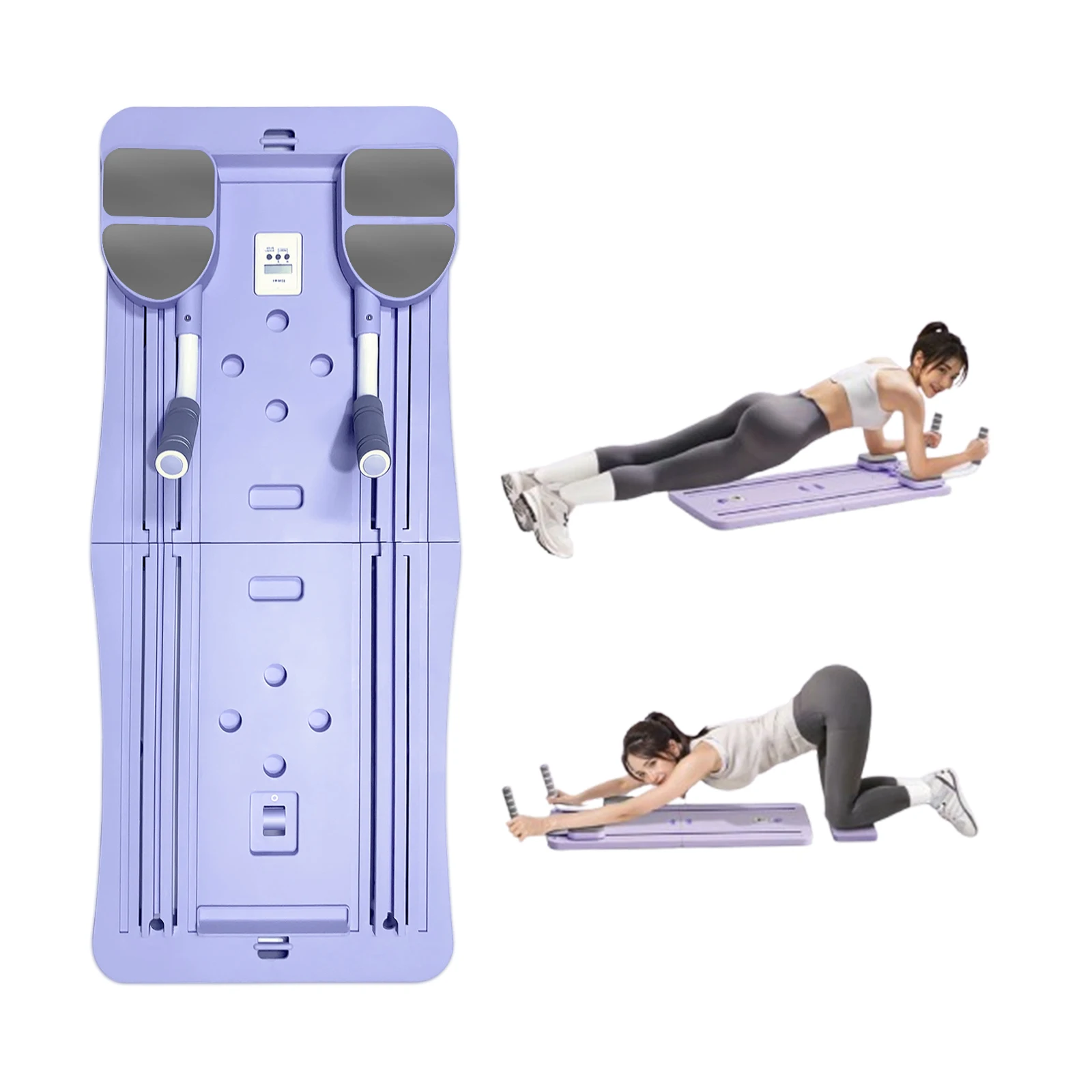 Home use Yoga Mat Foldable Push up Multi-functional Fitness Back Up Training Board Wholesale Gym Bar Home Pilates  Equipment